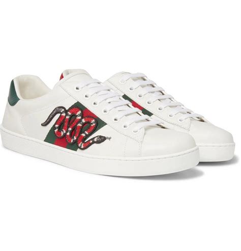 gucci ace woll|gucci ace watersnake trim.